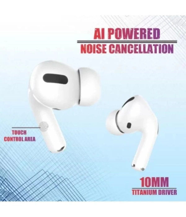 AIR Buds Bluetooth True Wireless (TWS) In Ear 20 Hours Playback Fast charging,Powerfull bass IPX4 - White