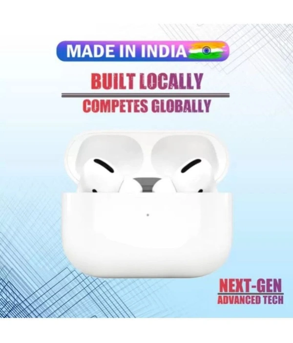 AIR Buds Bluetooth True Wireless (TWS) In Ear 20 Hours Playback Fast charging,Powerfull bass IPX4 - White