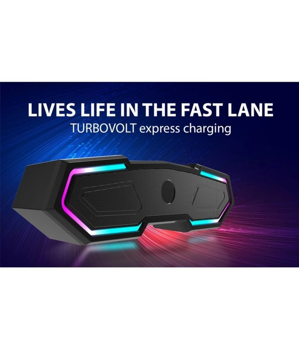 Blaze 12 W Bluetooth Speaker Bluetooth v5.0 with USB,SD card Slot,Aux Playback Time 7 hrs Black - Black