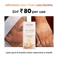 Niconi Tan Vanish Gluta-Kojic Skin Polish 180g (₹80 per use)