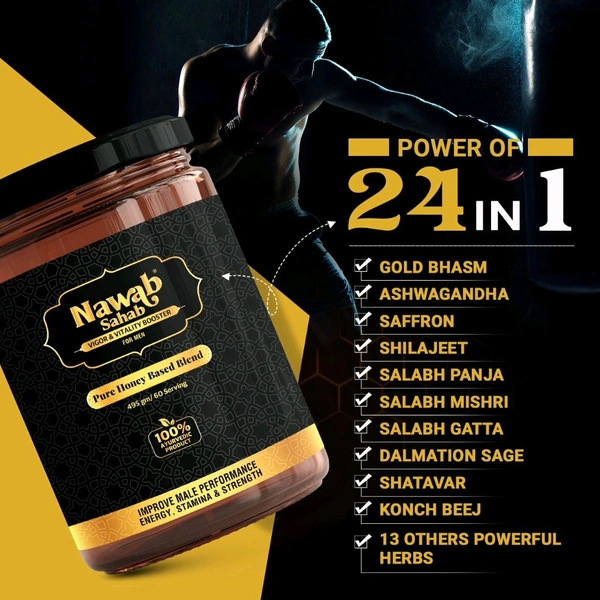 Nawab Sahab Gold Trial Pack - Black - Black