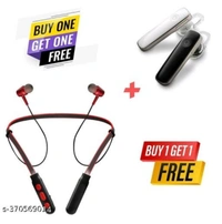 B11 Bluetooth Neckband & Single Earbud Bluetooth Combo Buy One Get One Free Combo Offer