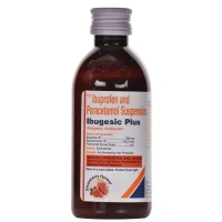 Ibugesic Plus Strawberry Flavour - Bottle of 100 ml Suspension