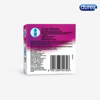 Durex Extra Ribbed Condom