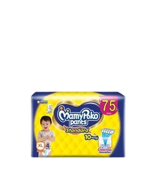 MamyPoko Pants Standard Baby Pants, Xtra Large (XL), 9-14 kg, 4Pcs