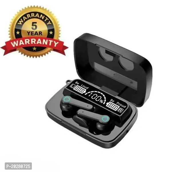 Earbuds M19 TWS Wireless Headphones with Touch Control Gaming Bluetooth In Ear Earphone Bluetooth black (True Wireless)