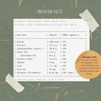 Jave / Khapli wheat atta - 2 kg