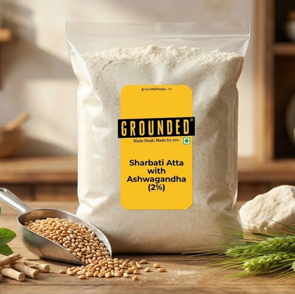 Wheat Atta + Ashwagandha powder 2% | 1kg - Ashwagandha