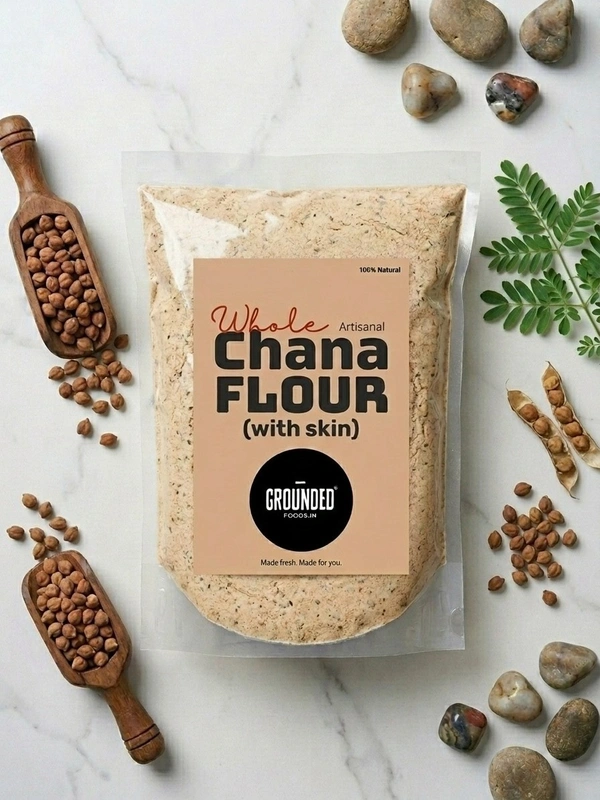 Whole Chenna Flour | Brown channa Flour | 1kg