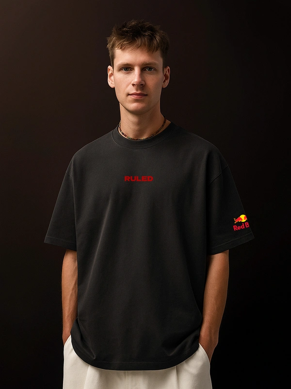 RULED RB20 Inspired F1 Racing Oversized Streetwear T-Shirt India - black, s