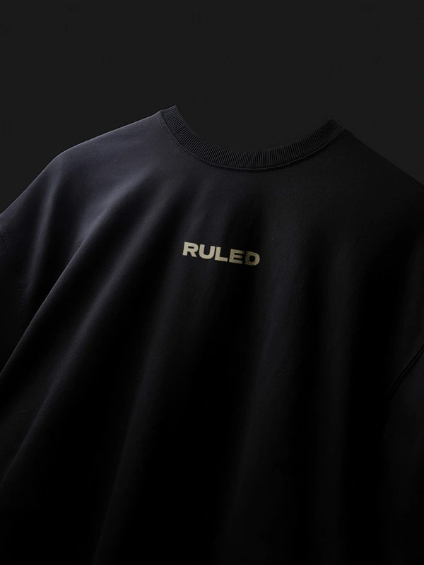 RULED Stay Alive Skeleton Oversized T-Shirt | RULED - black, s