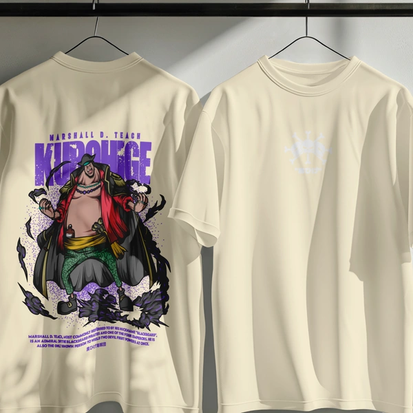 RULED Blackbeard's Wrath - One Piece Tribute Tee - offwhite, s