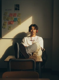 RULED Floral Elegance: A Purple Bloom T-shirt Design - off white, s