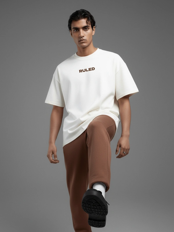 RULED DK Bose Graphic Tee - Vintage Bollywood-Inspired Design - white, s