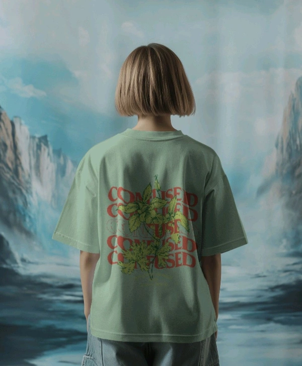 Embrace 🌿 Nature's Fashion Confused Tee - green, S