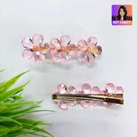 Cute Premium Long Flower Hair Clips RF081