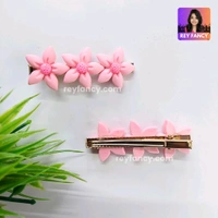 Cute Premium Long Flower Hair Clips RF083