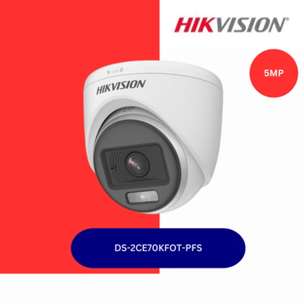 HikVision 3K ColorVu Indoor Audio Fixed Turret Camera DS-2CE70KFOT-PFS