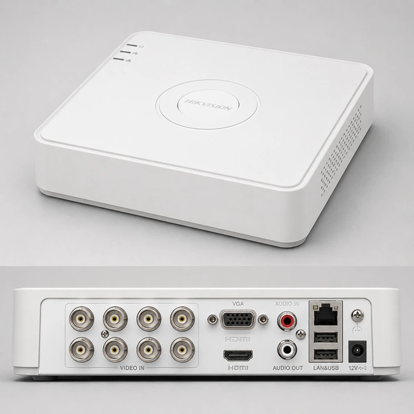 HikVision HIKVISION DS-7108HGHI-M1/T HD 8 Channel DVR | Supports 2MP HD Cameras | HDMI & VGA Output | H.265+ Compression