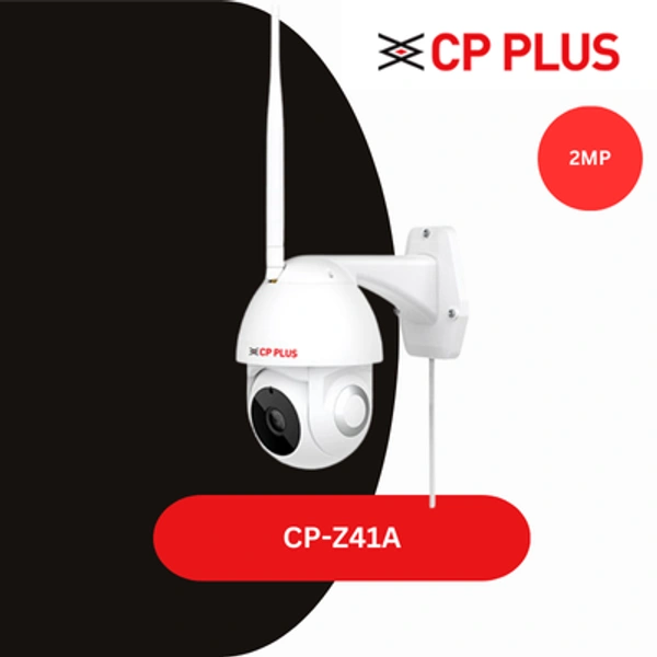 CP PLUS 4MP Outdoor Smart Wi-fi PT Camera | 360° with Pan & Tilt (CP-Z41A)