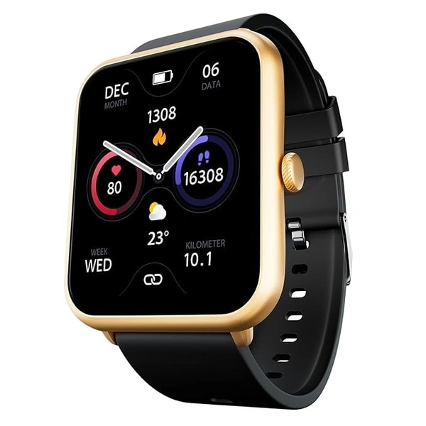 Fire-Boltt Ninja  Dual Chip Bluetooth Calling, 1.69" Display  Smart Watch (Gold Black)