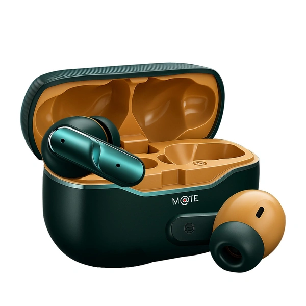 Mate Buds 103, Environment Noise Cancellation, 300mAh Battery, Bluetooth 5.4v, Water & Dust Resistance, Type C Charging Port, Play Time 50 Hours, One-Touch Pairing, IPX4, Touch Controls Earbuds. - Green, Airbuds