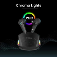 TAGG Rogue 200Gt Gaming Bluetooth Truly Wireless in Ear Earbuds with Mic Dual 40Ms Low Latency for Gaming with Enc for Best Calling Wireless Earbuds Made for Comfort Gaming, - Gray, TWS