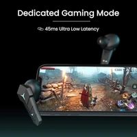 TAGG Rogue 200Gt Gaming Bluetooth Truly Wireless in Ear Earbuds with Mic Dual 40Ms Low Latency for Gaming with Enc for Best Calling Wireless Earbuds Made for Comfort Gaming, - Gray, TWS