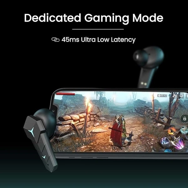 TAGG Rogue 200Gt Gaming Bluetooth Truly Wireless in Ear Earbuds with Mic Dual 40Ms Low Latency for Gaming with Enc for Best Calling Wireless Earbuds Made for Comfort Gaming, - Gray, TWS