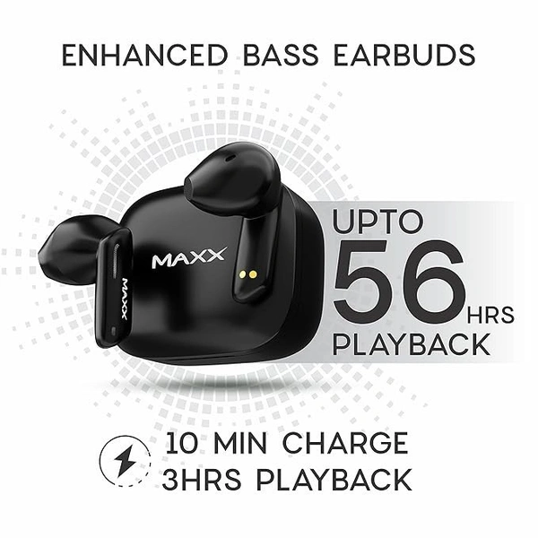 Maxx PX2 - Black, Airdopes