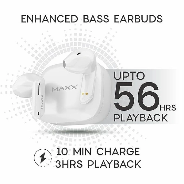 Maxx PX2 - White, Airdopes