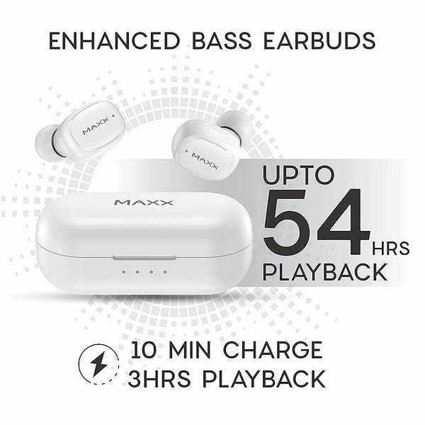 Maxx PX4 - White, Earbuds