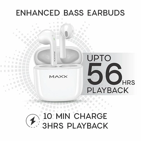 Maxx PX1 - White, Airdopes