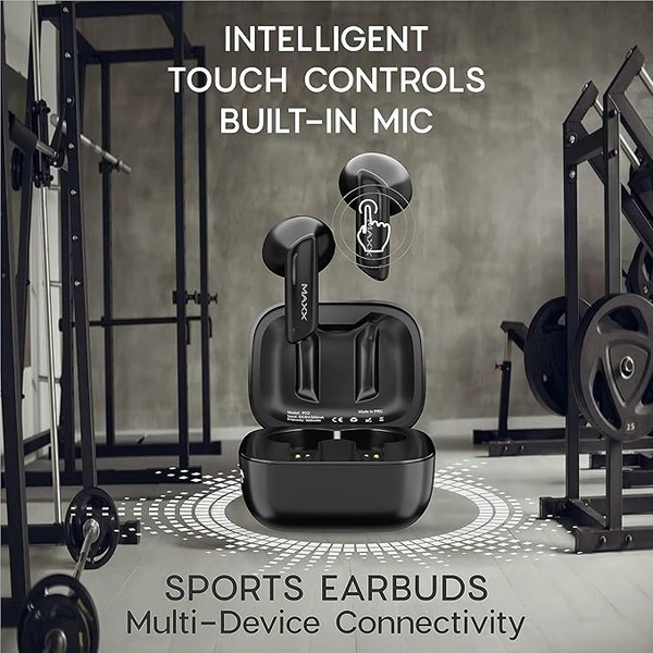 Maxx PX2 - Black, Airdopes