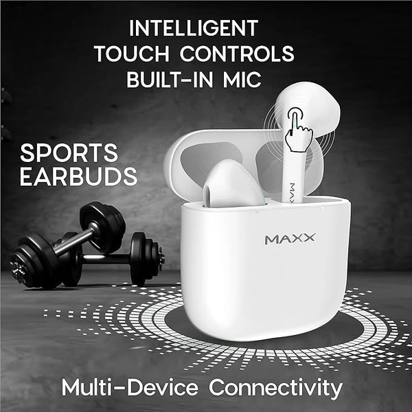 Maxx PX1 - White, Airdopes