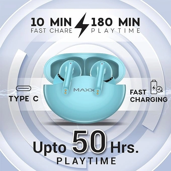 Maxx PX60 Pro - Cyan Aqua, Airdopes