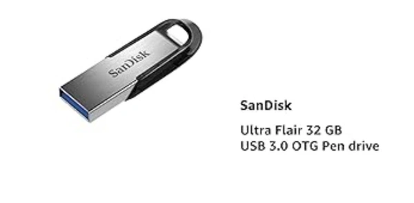 Sandisk Ultra Flair USB 3.0 Flash Drive - 128GB