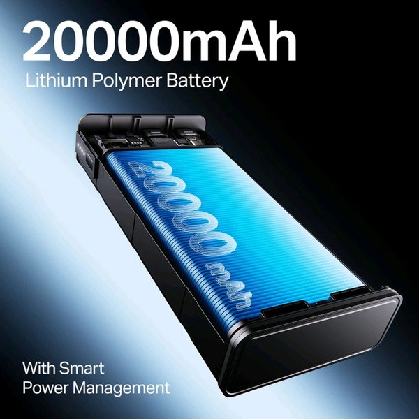 boAt PB400 20000 mAh 22.5 W Power Bank - Steel Blue, 20K