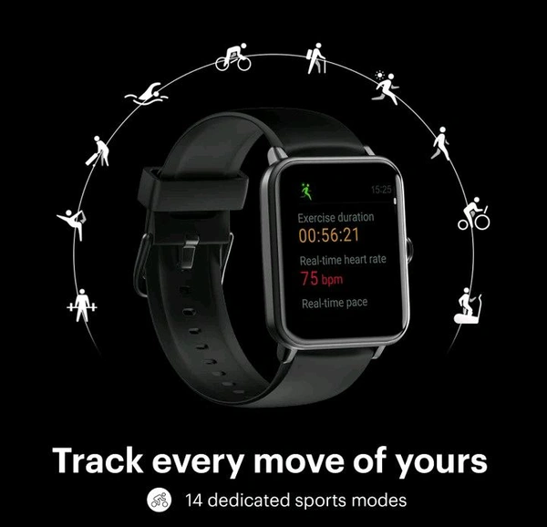 Noise Colorfit Pro 3 - Jet Black, SmartWatch