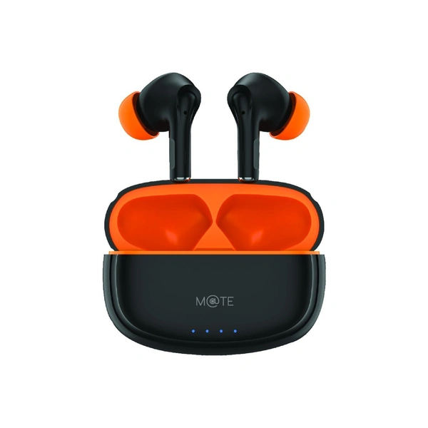 Mate Buds 101, Bluetooth 5.4v, 300mAh battery, touch controls, one-touch pairing, IPX4, water & dust resistance, environment noise cancellation. - Black, Airbuds