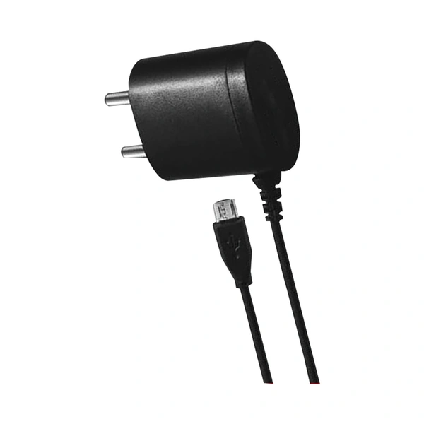 Mate Jio Rockert, Temperator Resistant, Short Circuit Protection, Single Usb,HI Speed Charging, Power 1.5A Out Put One Meter Micro Cable, Smart IC Protection - Black, Jio 1.5A
