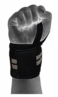 Body Smith premium Green Weight Lifting Wrist Support Straps With Thumb Loop - One Size, Mountain Mist