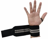 Body Smith premium Green Weight Lifting Wrist Support Straps With Thumb Loop - One Size, Mountain Mist