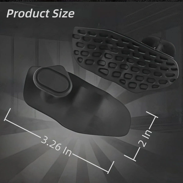 Body Smith Premium Black Silicone Grip Pads for Strength Training, Dumbbells and Gym Workouts - One Size, Black