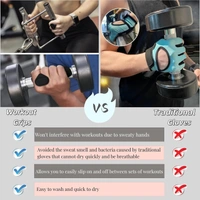 Body Smith Premium Black Silicone Grip Pads for Strength Training, Dumbbells and Gym Workouts - One Size, Black