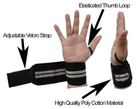 Body Smith premium Green Weight Lifting Wrist Support Straps With Thumb Loop - One Size, Mountain Mist