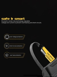 Body Smith 4 In 1 Covertable Data Cable - One Size, Gold Tips