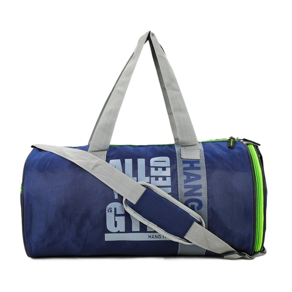 Body Smith Premium Blue Green Gym Duffle Bag with Shoe Compartment - One Size, Bay of Many