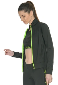 Body Smith Solid Black Zipper - Black, M