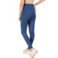 Body Smith Women's Blue Active Sports Tights - XXL, Kashmir Blue